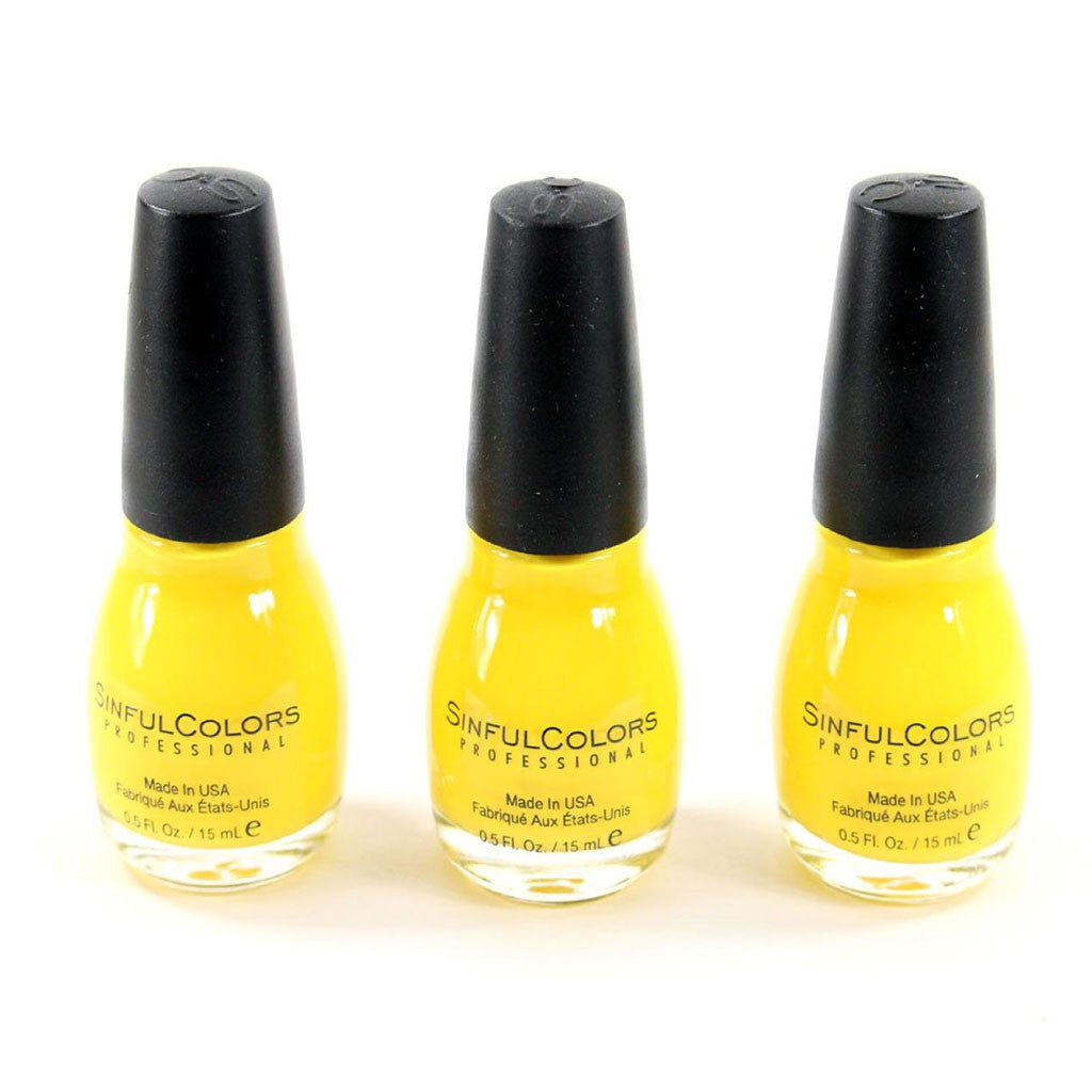 Lot of 3 Sinful Colors Professional Nail Polish (Lets Meet)