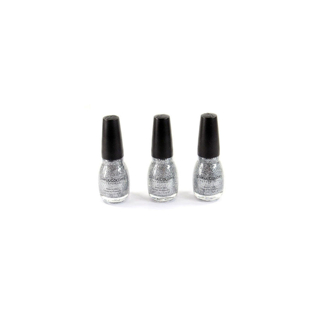 Lot of 3 Sinful Colors Professional Nail Polish (Queen Of Beauty)