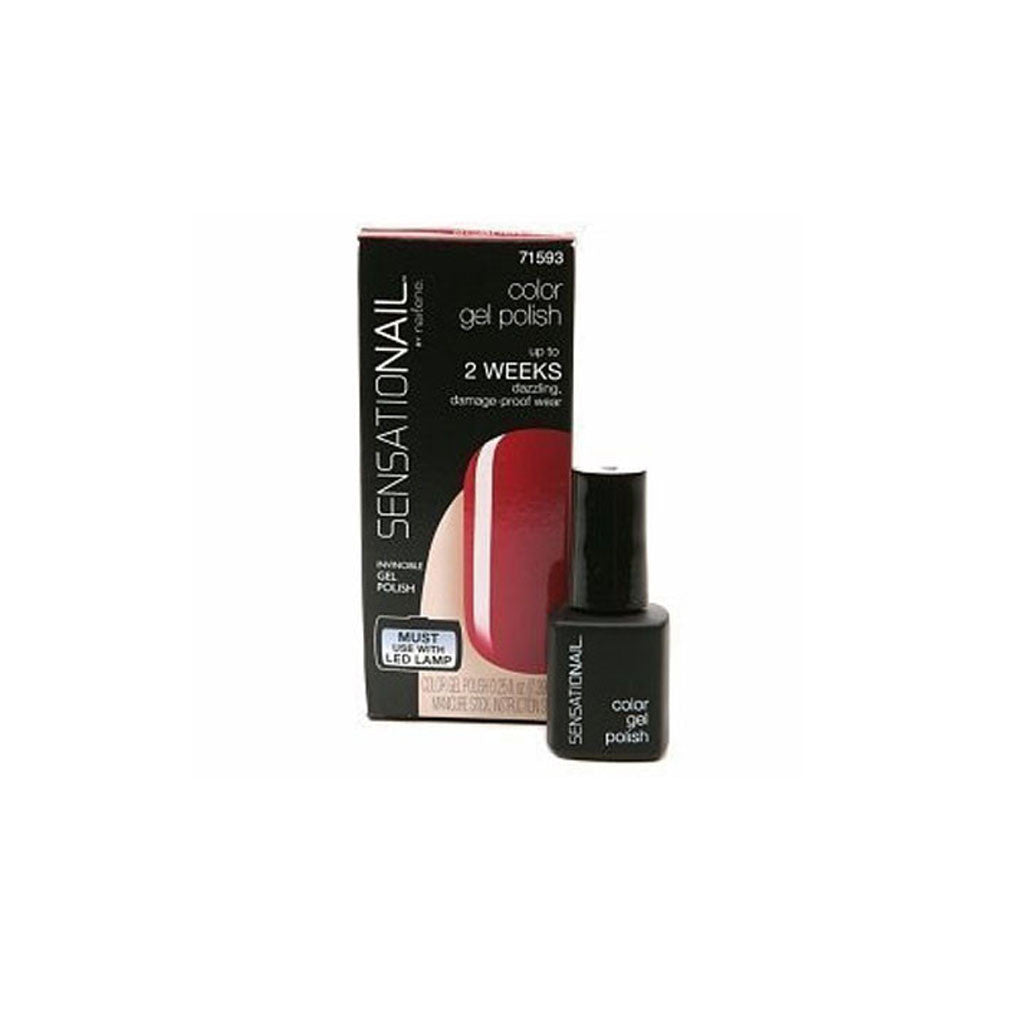 SensatioNail by Nailene Color Gel Polish, Scarlet Red