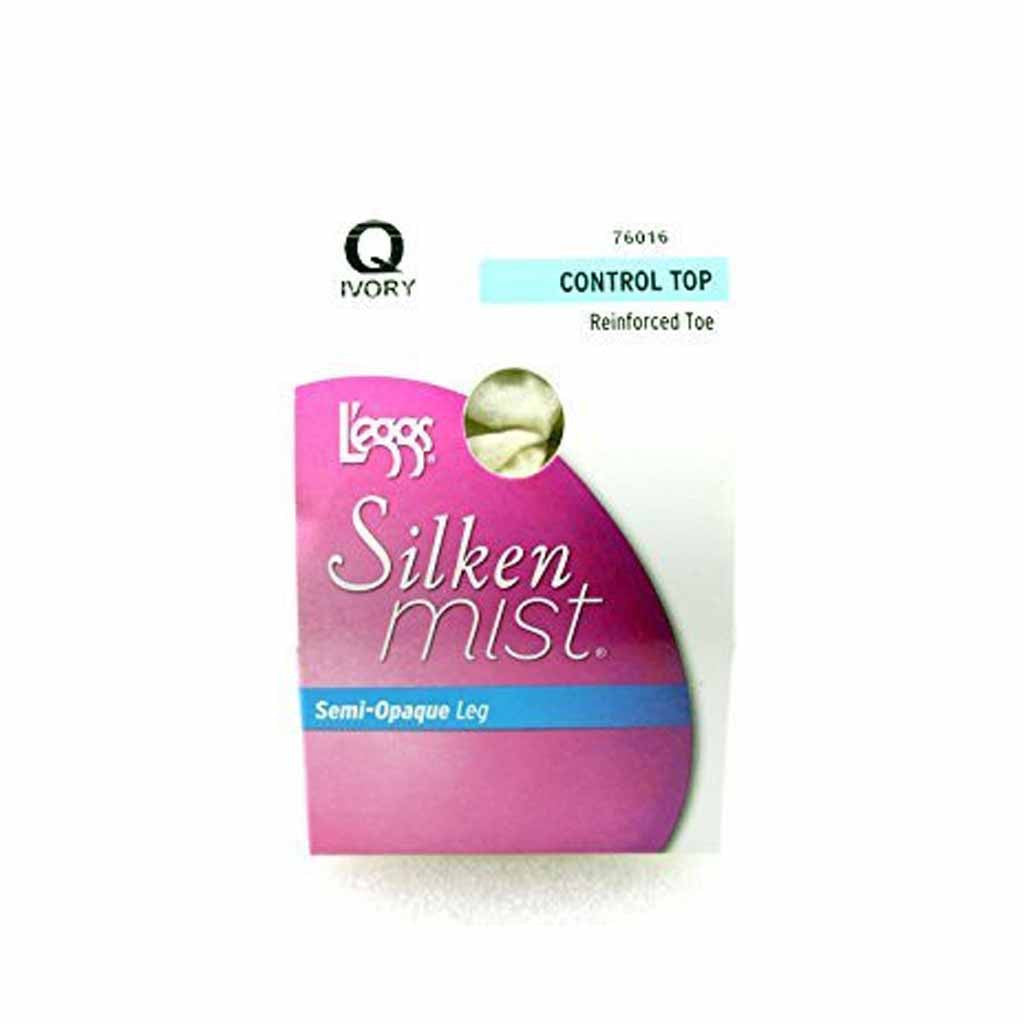L'eggs Sheer Comfort Pantyhose Q, Ivory, Control Top, Enhanced Toe