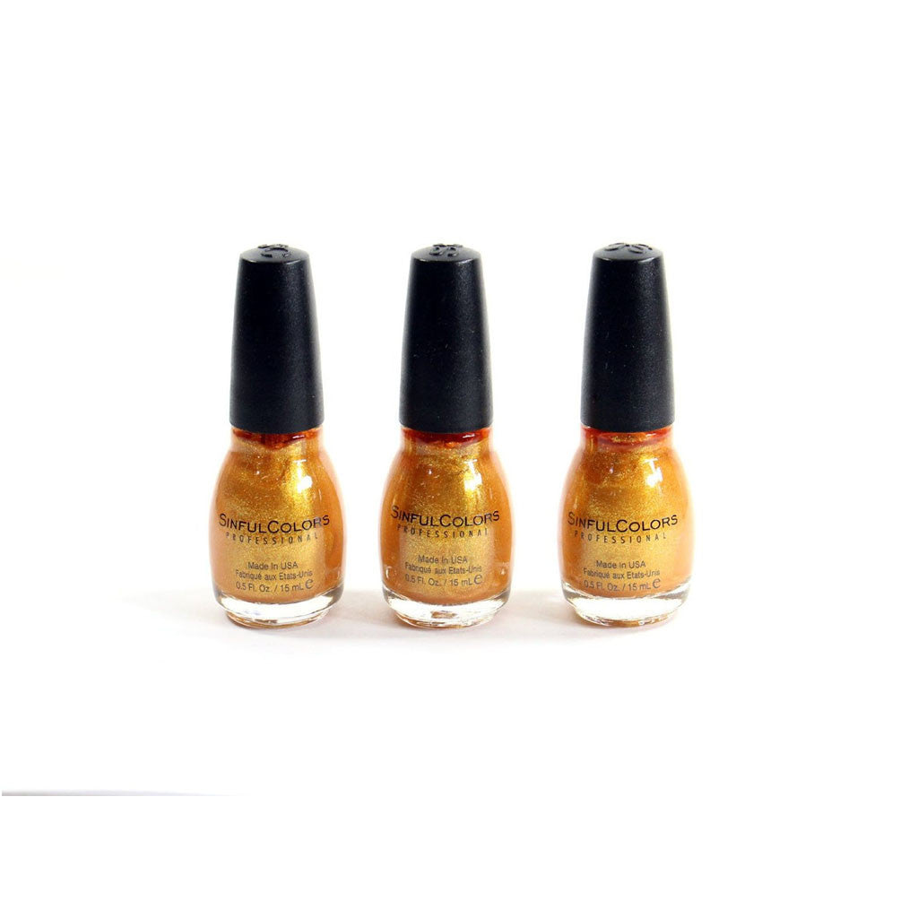 Lot of 3 Sinful Colors Professional Nail Polish (All About You)