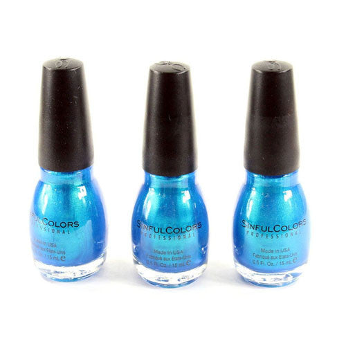 Lot of 3 Sinful Colors Professional Nail Polish (Love Nails)