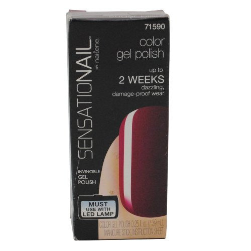 SensatioNail Color Gel Polish Sugar Plum .25 fl oz