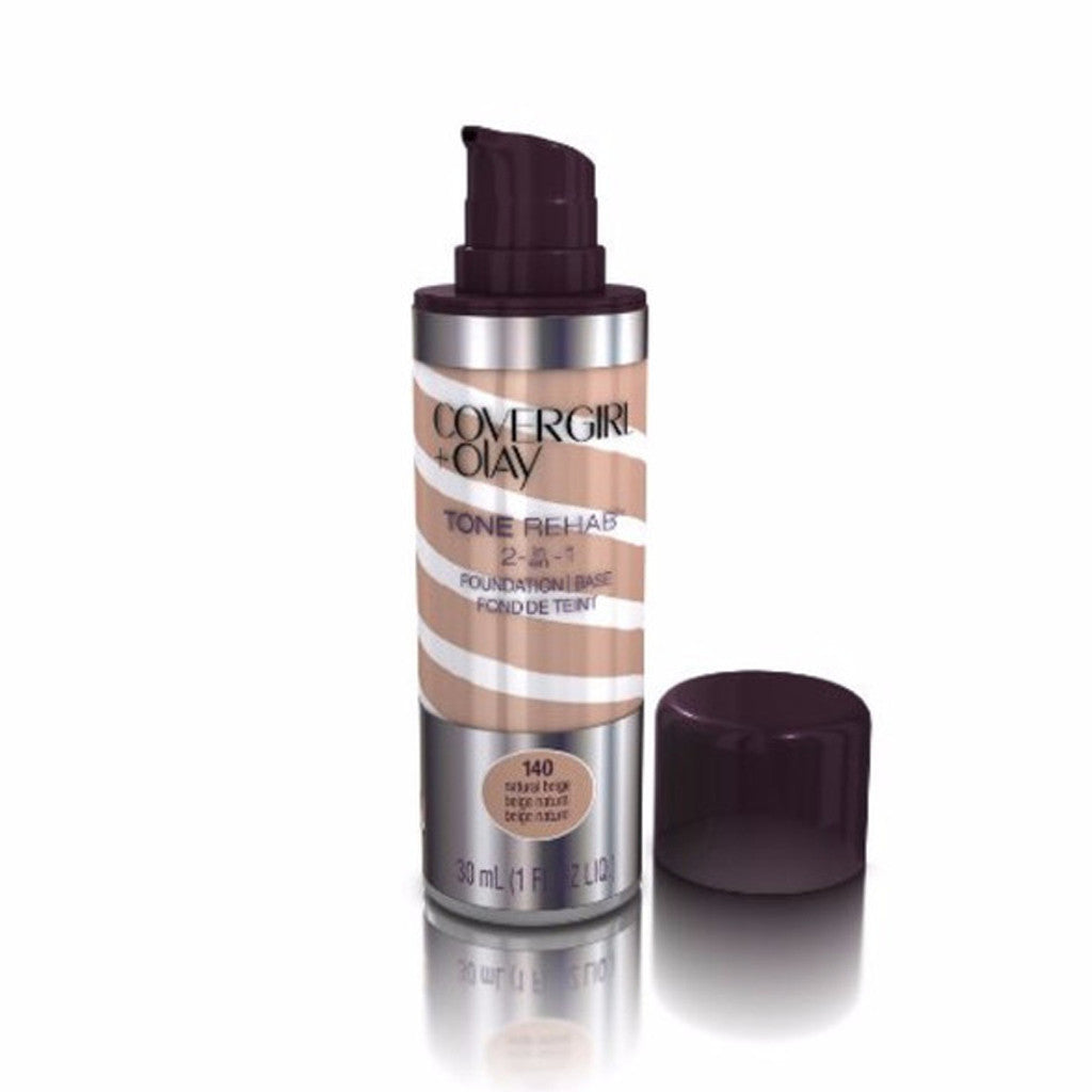 CoverGirl & Olay CC Tone Rehab Color & Correction 140 Natural Beige 1 Oz
