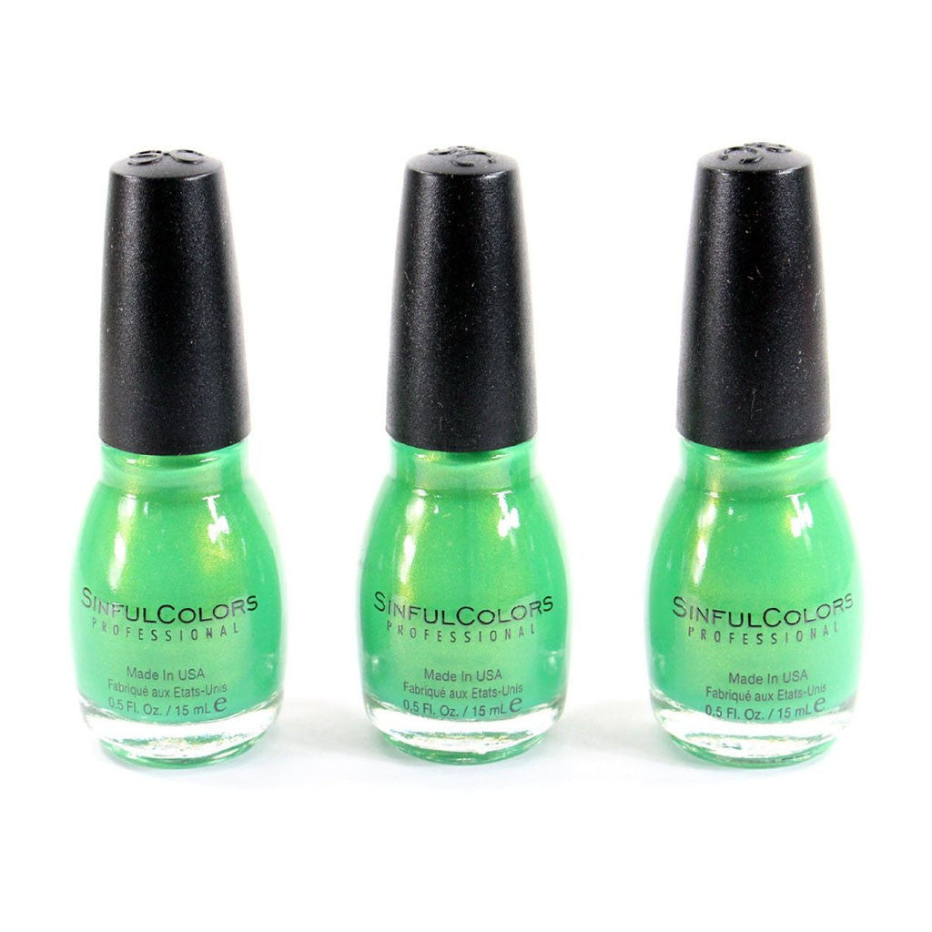 Lot of 3 Sinful Colors Professional Nail Polish (Happy Ending)
