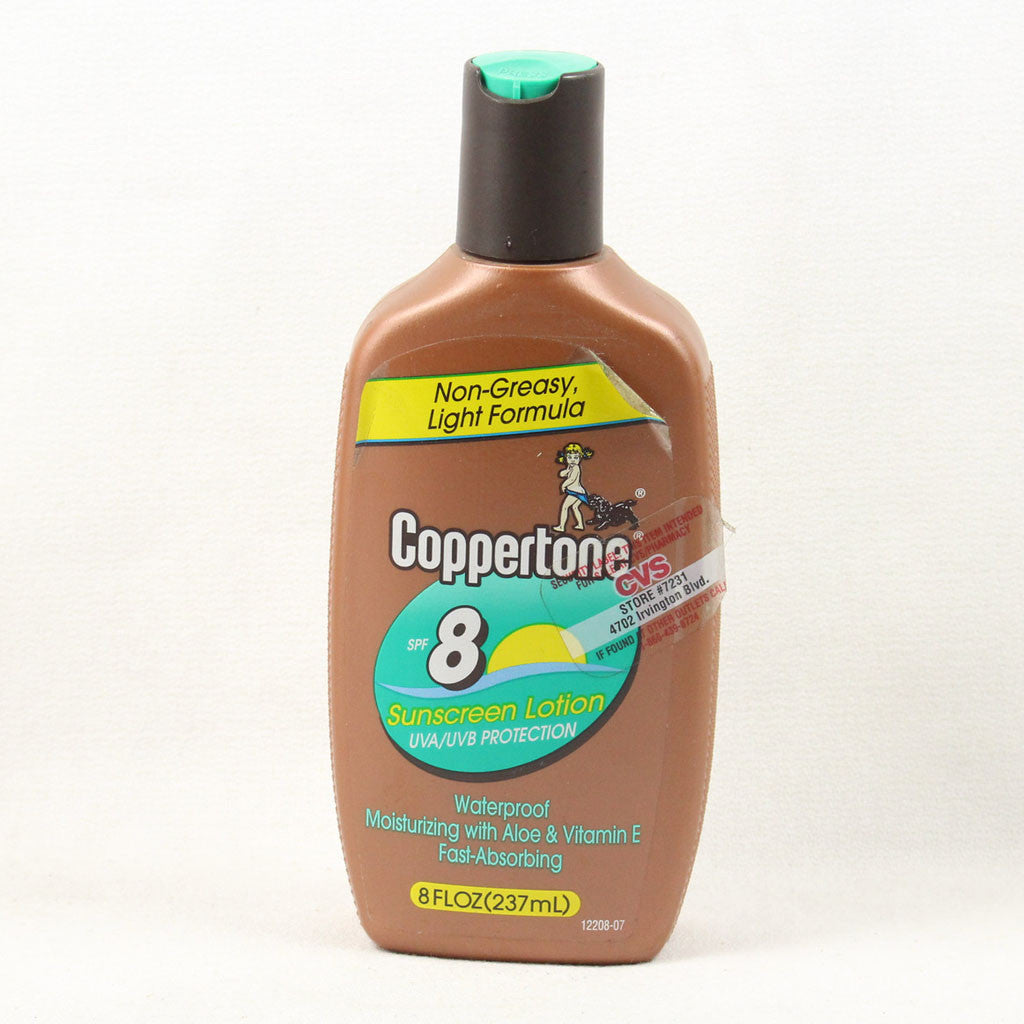 Coppertone Sunscreen Lotion, SPF 8 (8 fl oz)