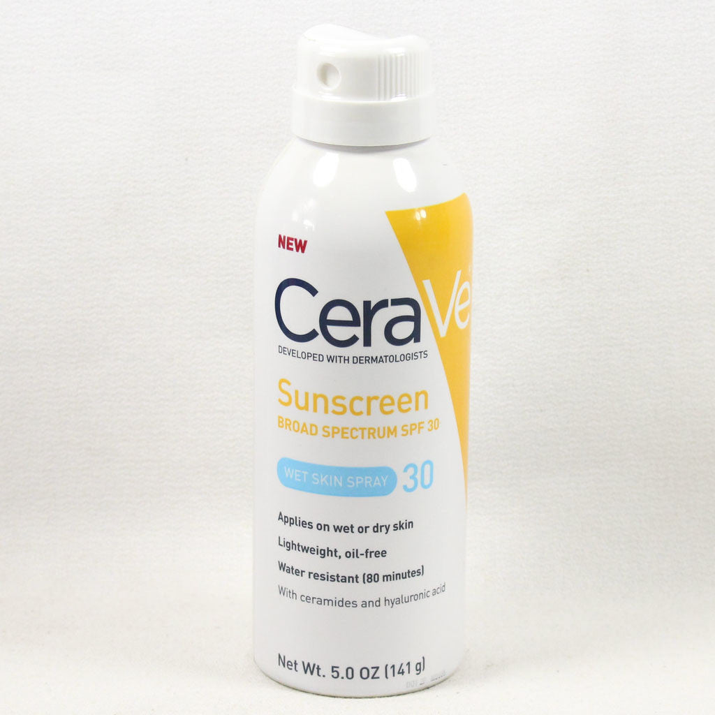 CeraVe Sun Protection, SPF 30 Sunscreen Spray, 5 Ounce