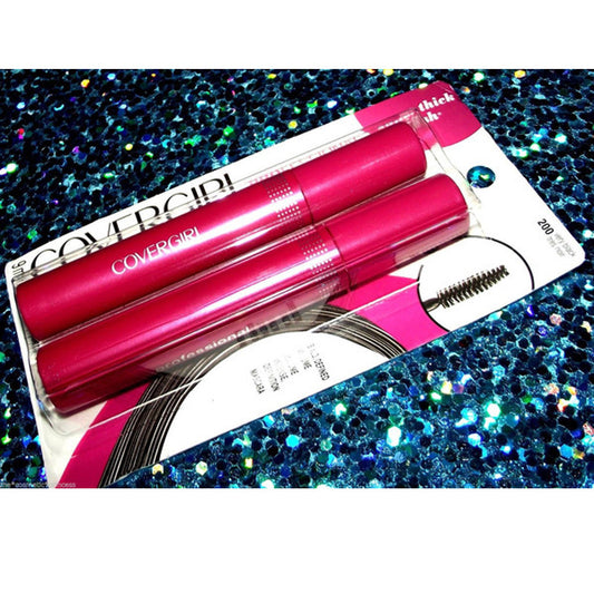Covergirl Professional Super Thick Lash Washable Mascara~VERY BLACK 200 2 Pack