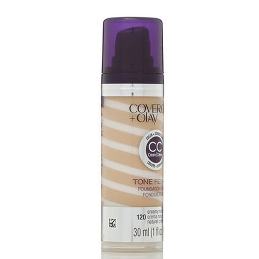CoverGirl & Olay Tone Rehab 2-in-1 Foundation/Base, Creamy Natural 120 - 1 fl oz bottle