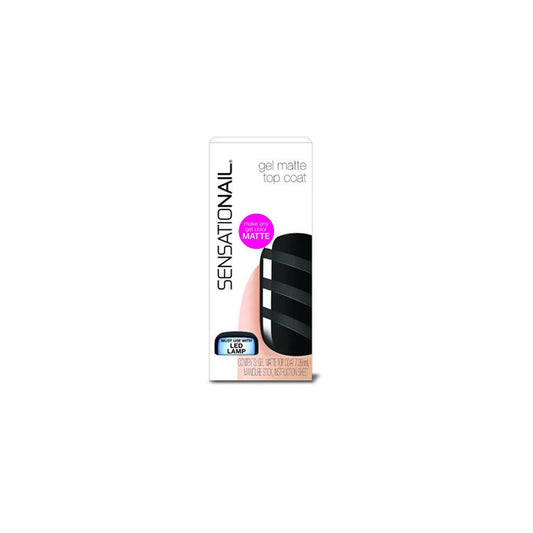 SensatioNail .25floz Gel Matte Top Coat 73010 Clear
