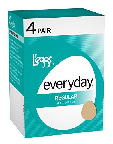 L'eggs Everyday Regular ST 4 Pair # 39500