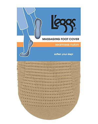 L'eggs Seamless Nylon Foot Cover Black 5-9 L'eggs Seamless Nylon Foot Cover