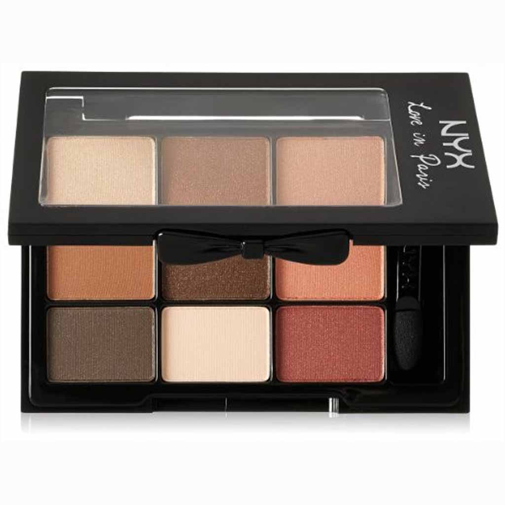 NYX Cosmetics Love in Paris Eye Shadow Palette, Merci Beaucoup, 0.03 Ounce