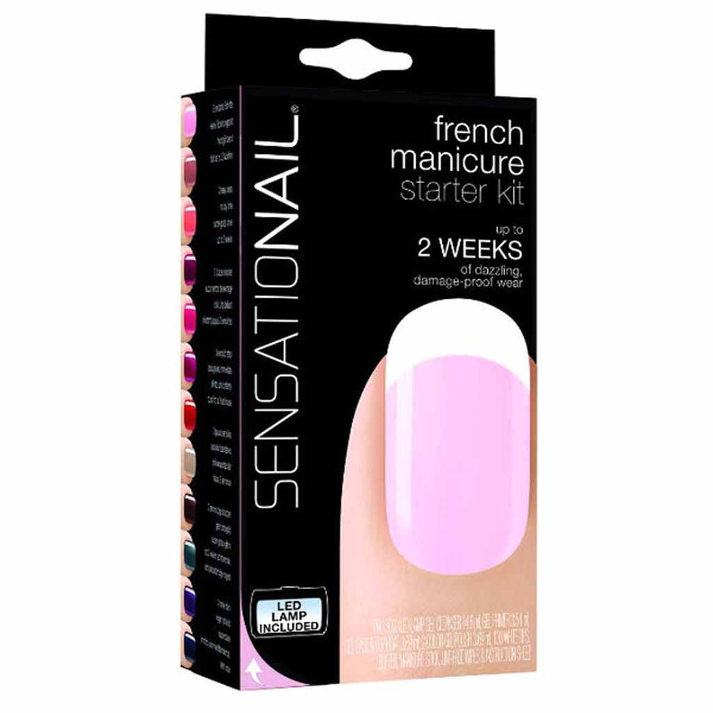 Sensationail Gel Polish Starter Kit, French Manicure Sheer Pink