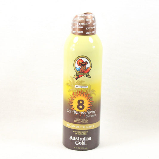 Australian Gold SPF 8 Continuous Spray Bronzer, 6 Ounce