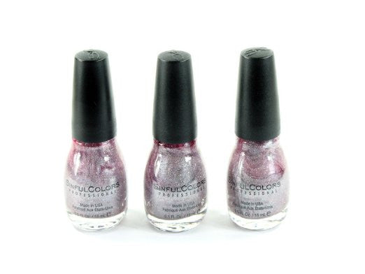 Lot of 3 Sinful Colors Professional Nail Polish Enamel (Charmed)