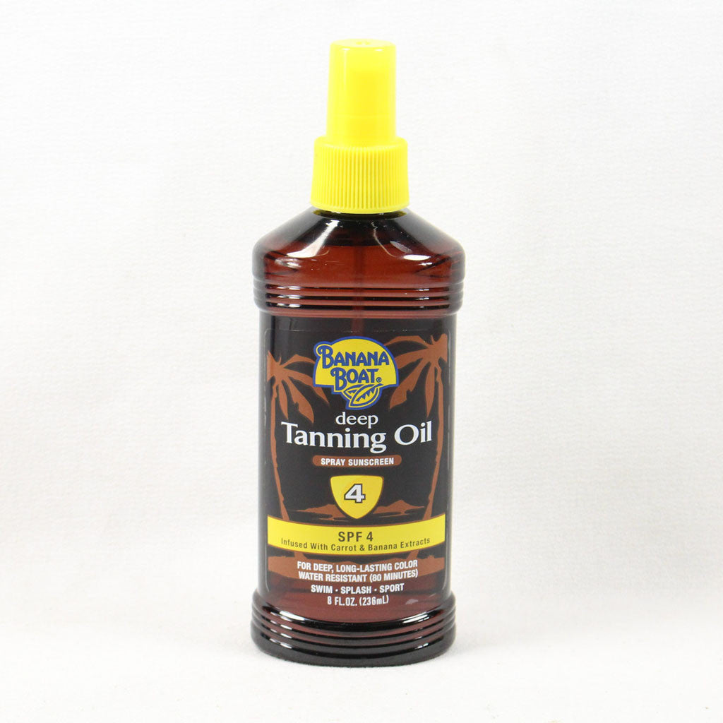 Banana Boat Dark Tanning Oil Spray SPF 4, 8 oz