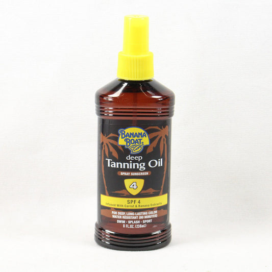 Banana Boat Dark Tanning Oil Spray SPF 4, 8 oz