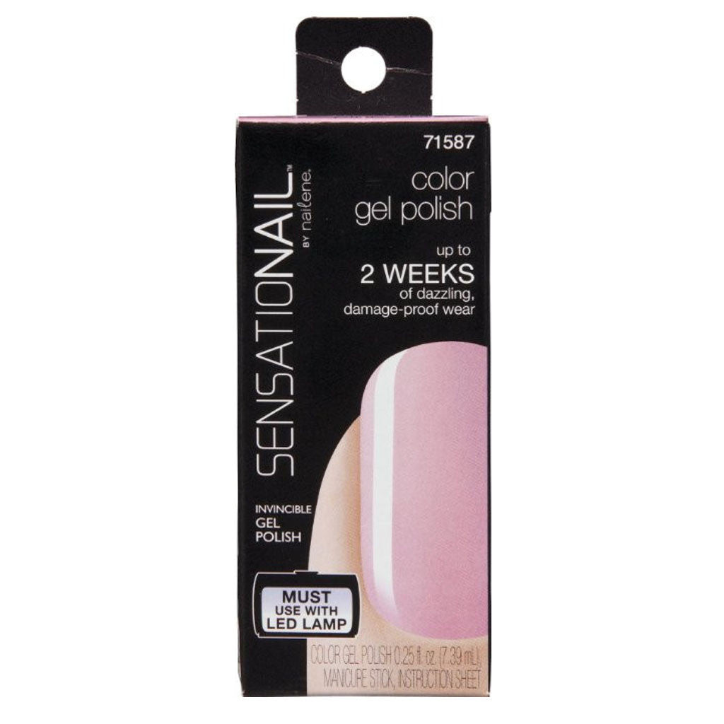 Sensationail Invincible Gel Polish 71587 Pink Chiffon